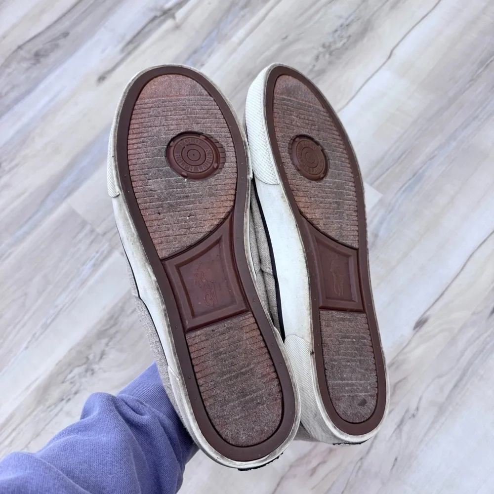 Ralph Lauren Polo Forestmount II Flax Linen shoe Sz 13